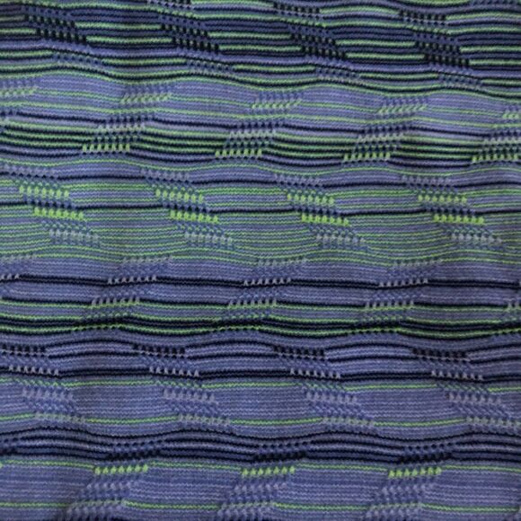 LULULEMON Purple/Yellow Striped Criss Cross Strap Tank Top - Picture 3 of 9